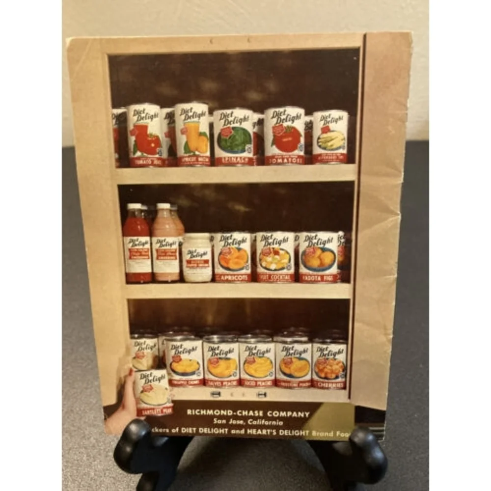 READ DESCRIP Richmond Chase Co‎ Diet Delight-fully Recipe Cookbook Canned Fruit